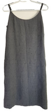 Express World Brand Womens 11/12 Gray Dress with textured delicate design Lined