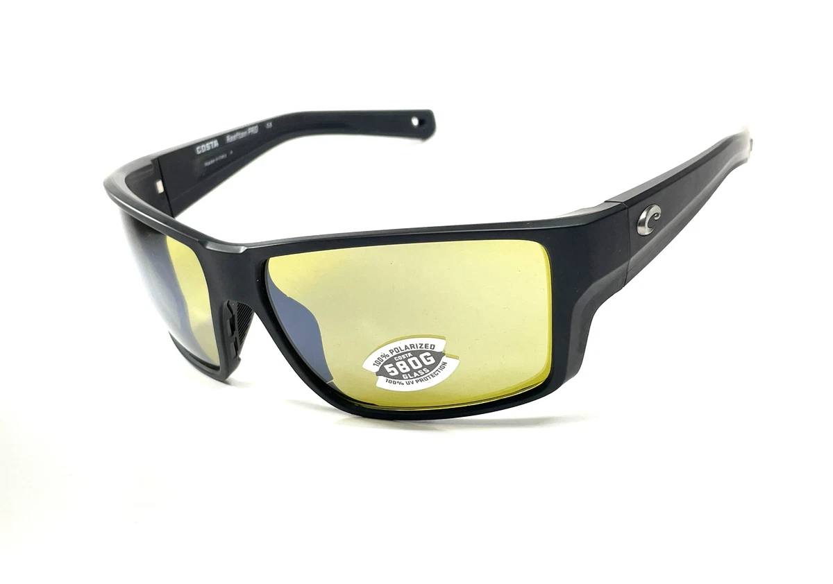 Costa Del Mar sunglasses Reefton Pro Matte Black sunrise mirror