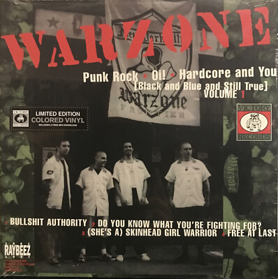 Cause For Alarm / Warzone LP 2017 Victory   VR 26 [Colored Vinyl] [Sealed]
