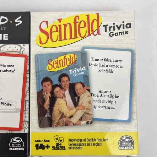 3 Brand New Sealed Trivia Games Friends, The Office, Seinfeld. Spin Master Games - Picture 4 of 8