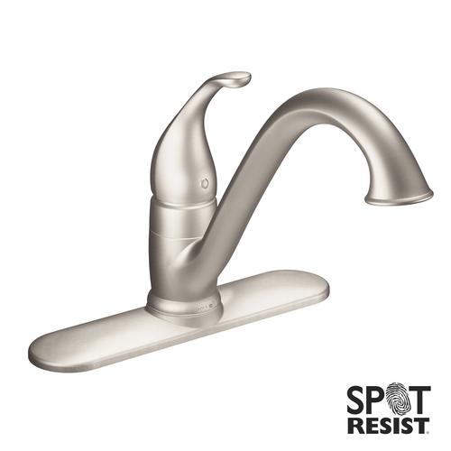 Moen 7825SRS Camerist Chrome One-Handle Low Arc Kitchen Faucet - Picture 2 of 5