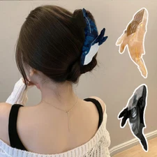 Acetic Acid Shark Clip Blue Whale Shaped Large Hair Claw Hair Accessories DIY