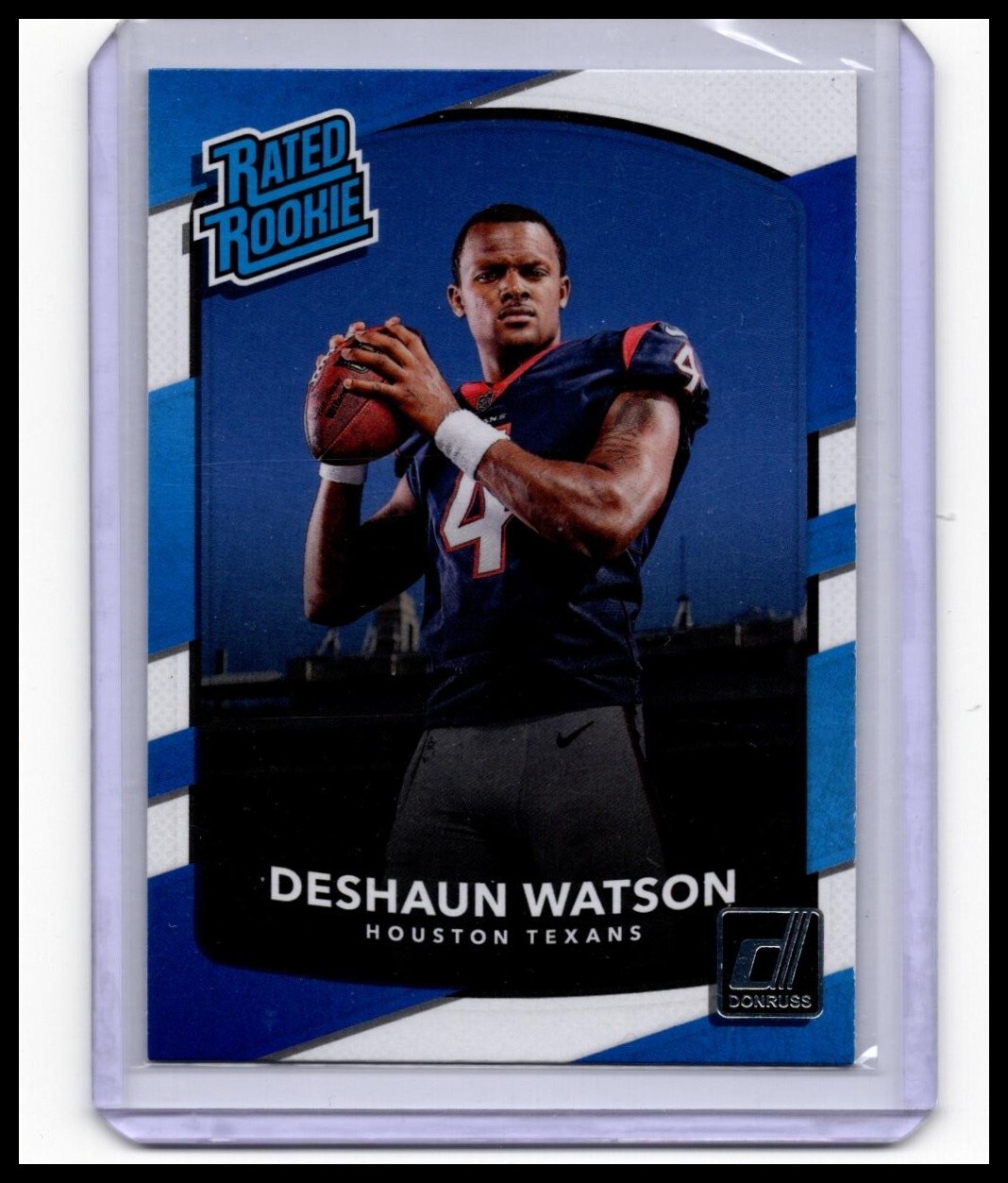 2017 Donruss Deshaun Watson Rated Rookie Texans #345