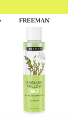 Freeman English Willow Toner- Pore Minimizer 6.1oz