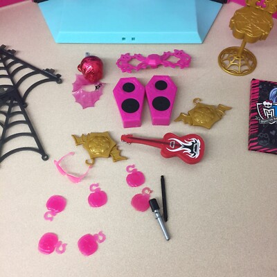 Monster High Party Lounge Room 13 Wishes DJ set Mattel Plus