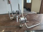 <!--F#f_0-->2 x BRAND NEW STAINLESS STEEL BBQ SPIT ROTISSERIE PRONGS 4 FORKS - 24mm SHAFT<!--F/-->