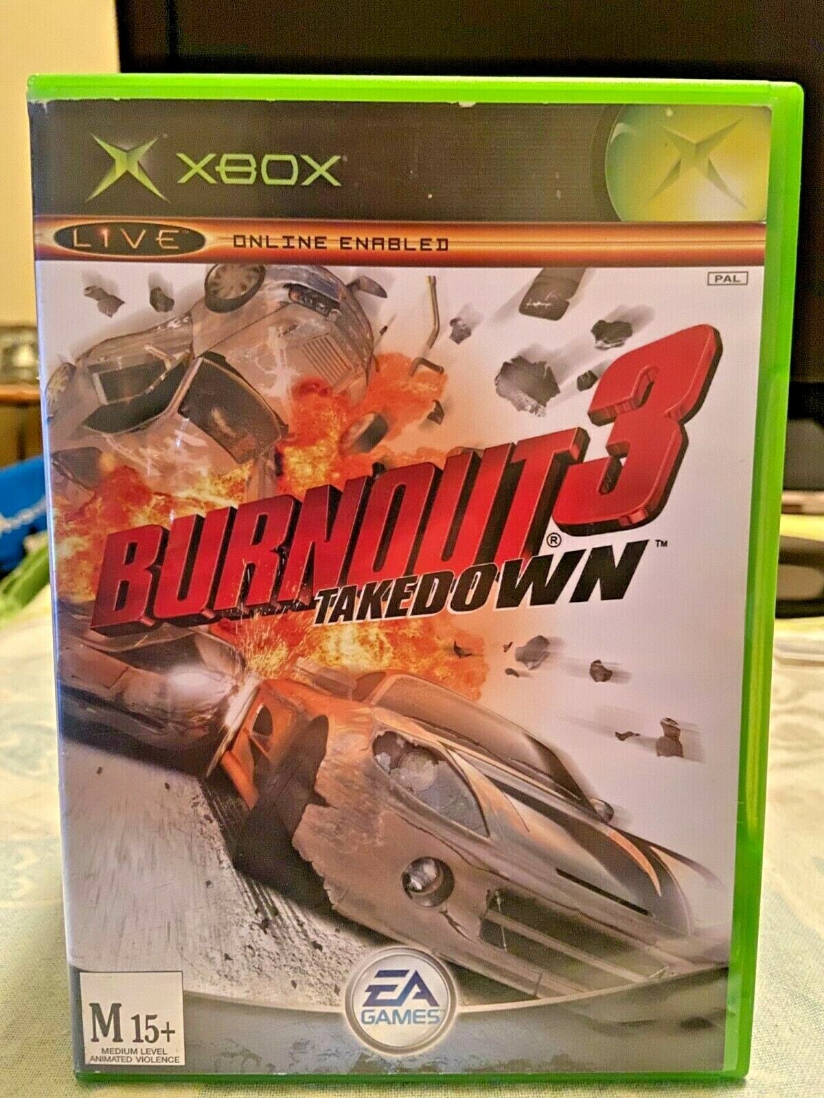 ~MANUAL ONLY~BIN372~~XBOX~ Burnout 3 Takedown