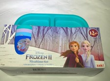 Disney Frozen II Mealtime 12pc Set 4 Plates 4 Bowls 4 Cups Elsa Anna Kristoff