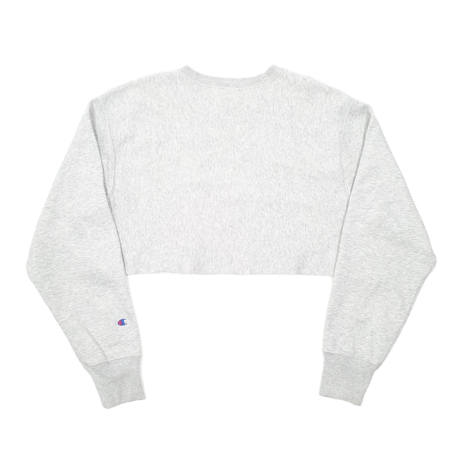 CHAMPION Crewneck Cropped Cut Off Reverse Weave Jumper Sweatshirt Womens L image 3