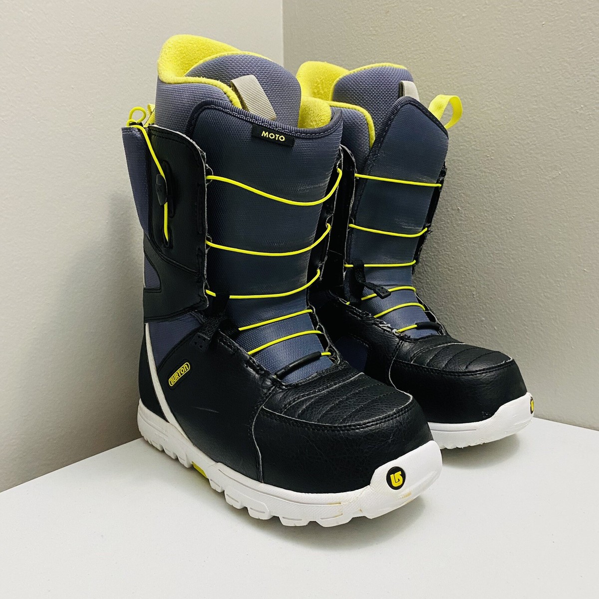 BURTON Moto Imprint 1 Men's Snowboard Boots Black/Neon Green BURTON Moto Imprint 1 Men's Snowboard Boots Black/Neon Green