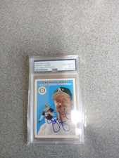 Jeremy Giambi Signed 2000 Fleer Tradition A's Card Psa Authenicated