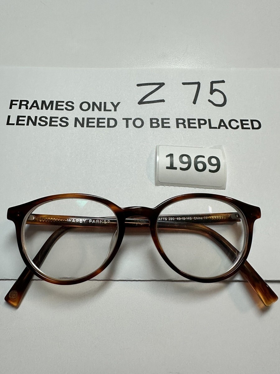 Warby Parker Watts 280 Sugar Maple Round Eyeglass Frames 49  display picture 1