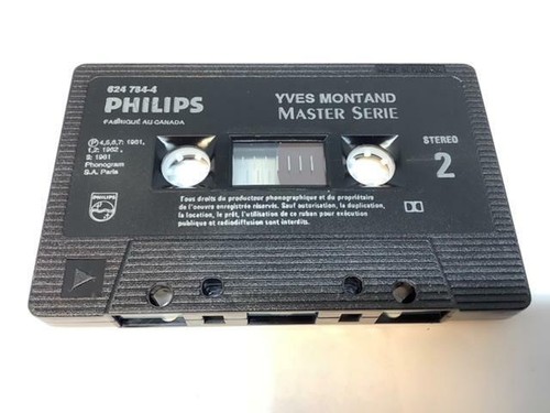 YVES MONTANT Cassette Tape MASTER SERIE 1989 Polygram Records Canada 824-784-4 - Picture 4 of 5