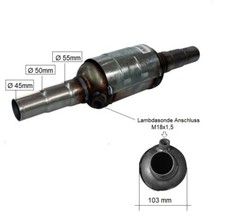 Universal KAT Katalysator Euro 4 Ottomotor Benziner bis 2000ccm BMW VW AUDI