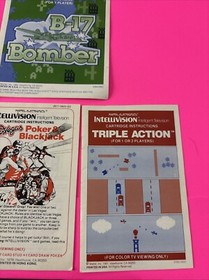 Intellivision Lot of 8 Games  - ALL TESTED - Working - Cleaned Pins