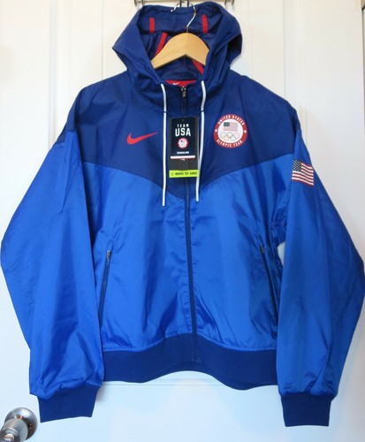 nike white olympic jacket