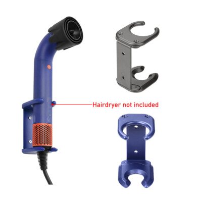 Wall Mount Holder Bracket Hair Dryer Organizer For Dyson HD17 /HD18 Hairdryer
