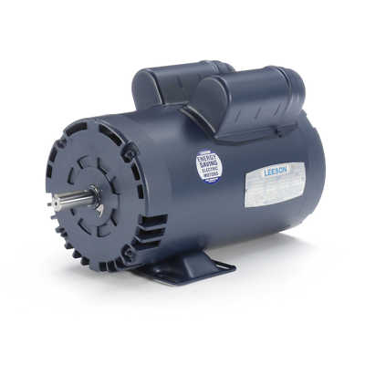 Leeson 111275.00 Electric Motor 5 HP 3450 Rpm 1PH 230 Volt 56Y