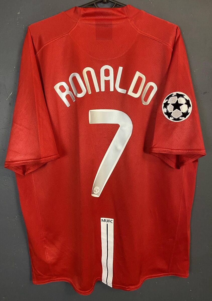 FC MANCHESTER UNITED 2007/2008 RONALDO UEFA SOCCER FOOTBALL FC MANCHESTER UNITED 2007/2008 RONALDO UEFA SOCCER FOOTBALL
