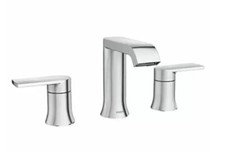 MOEN Genta 8 in. Widespread 2-Handle Turn Style Bathroom Faucet in Chrome 84763