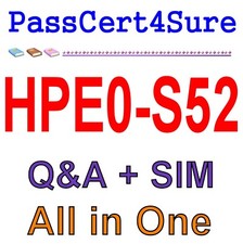 Building HPE Server Solutions HPE0-S52 Exam Q A SIM