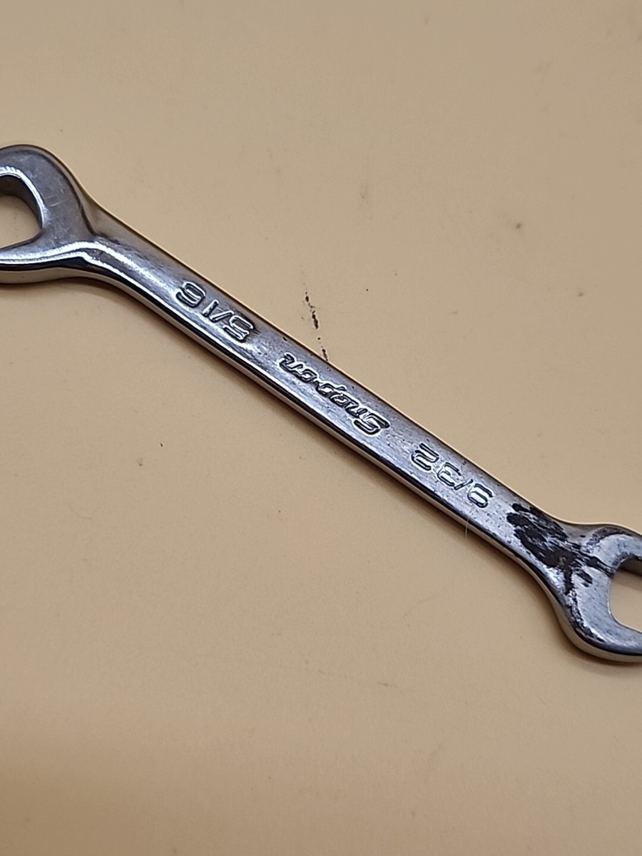 9/16 ponta様① 5台 Snap On 9/16 x 5/8 Half Moon Obstruction SAE Box Wrench