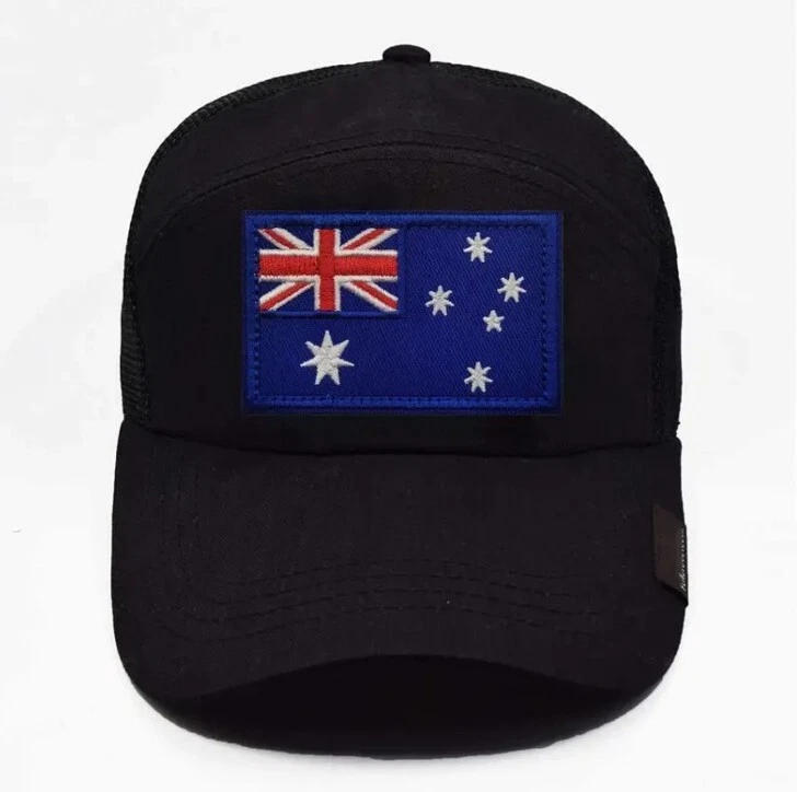 Australia Flag Patch Fastener Hook & Loop Emblem. No Ironing Needed! Australian - image 4 of 4