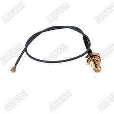 50x u.fl/ipx to RP-SMA Female Bulkhead O-ring Pigtail Cable 1.37mm for Wireless