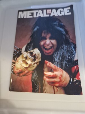 Metal Age Hm Photo Book W.a.s.p Judas Priest Motley Crue Ratt 1985 Ac Dc Twisted