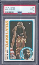 1978 TOPPS BASKETBALL #105 JIM CHONES  PSA 9 MINT  LOOKS GEM NEW CASE (A)