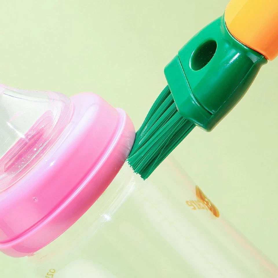 -Water Bottle Cleaner Brush 4 In 1 Silicone Detachable Scrubber Long Handle - Image 4 of 4