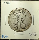 Awesome Rare 1935 Liberty Walking Half Dollar
