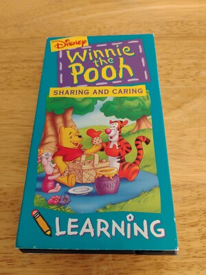 Winnie the Pooh - Pooh Learning - Sharing and Caring (VHS, 1994) B42