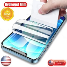For Hydrogel 13 12 11 Pro 14 Soft Durable Plus Mini Protector Screen