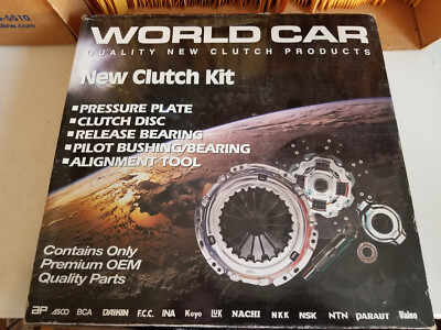 World Car 04-058 Clutch Kit NEW Pressure Plate Clutch Disc Release Bearing