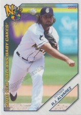 2019 New Orleans Baby Cakes RJ Alvarez RC Rookie Miami Marlins