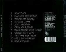 TESS PARKS - BLOOD HOT NEW CD