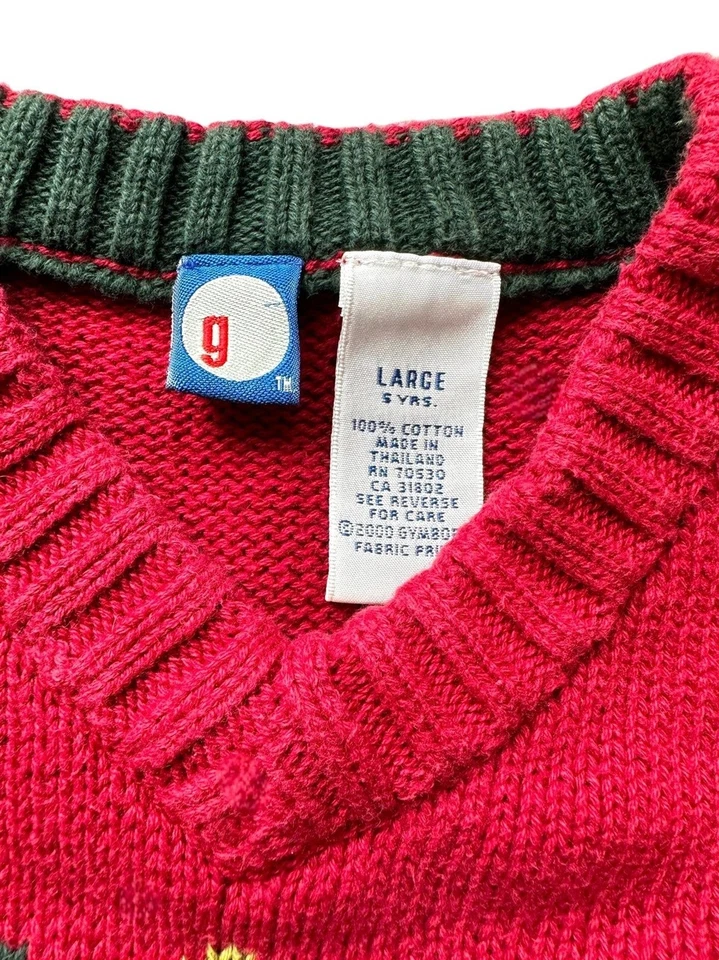 Gymboree Vintage Christmas/Holiday Vest boys 5T - Изображение 3 из 3