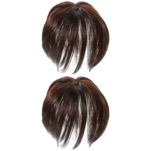  2 Pieces Clip in Hair Fringe Mini Curtain Woman Wigs Bangs Mother - 第 1/12 張圖片