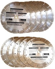 6" Diamond Saw Blade for stone, masonry, granite, pavers fits angle grinder 10pk