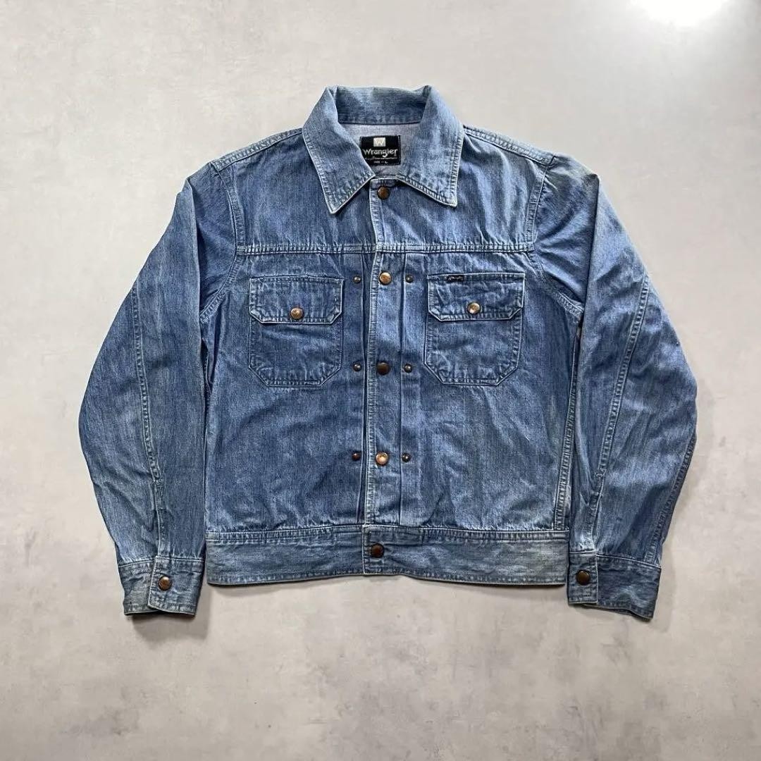Levi’s Wrangler 111mj TYPE denim jacket Wrangler 111MJ 60s Denim Jacket 2nd Reprint L Dark Blue