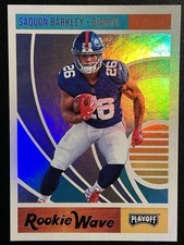 2018 Playoff- Rookie Wave: Saquon Barkley -Card #2 **New York Giants** RC. rookie card picture