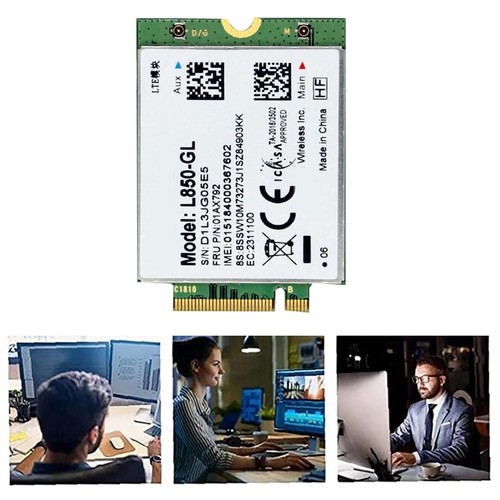 Carte WiFi L850 + 2XAnenne 01AX792 NGFF M.2- pour T580 X26092 - Photo 4/8