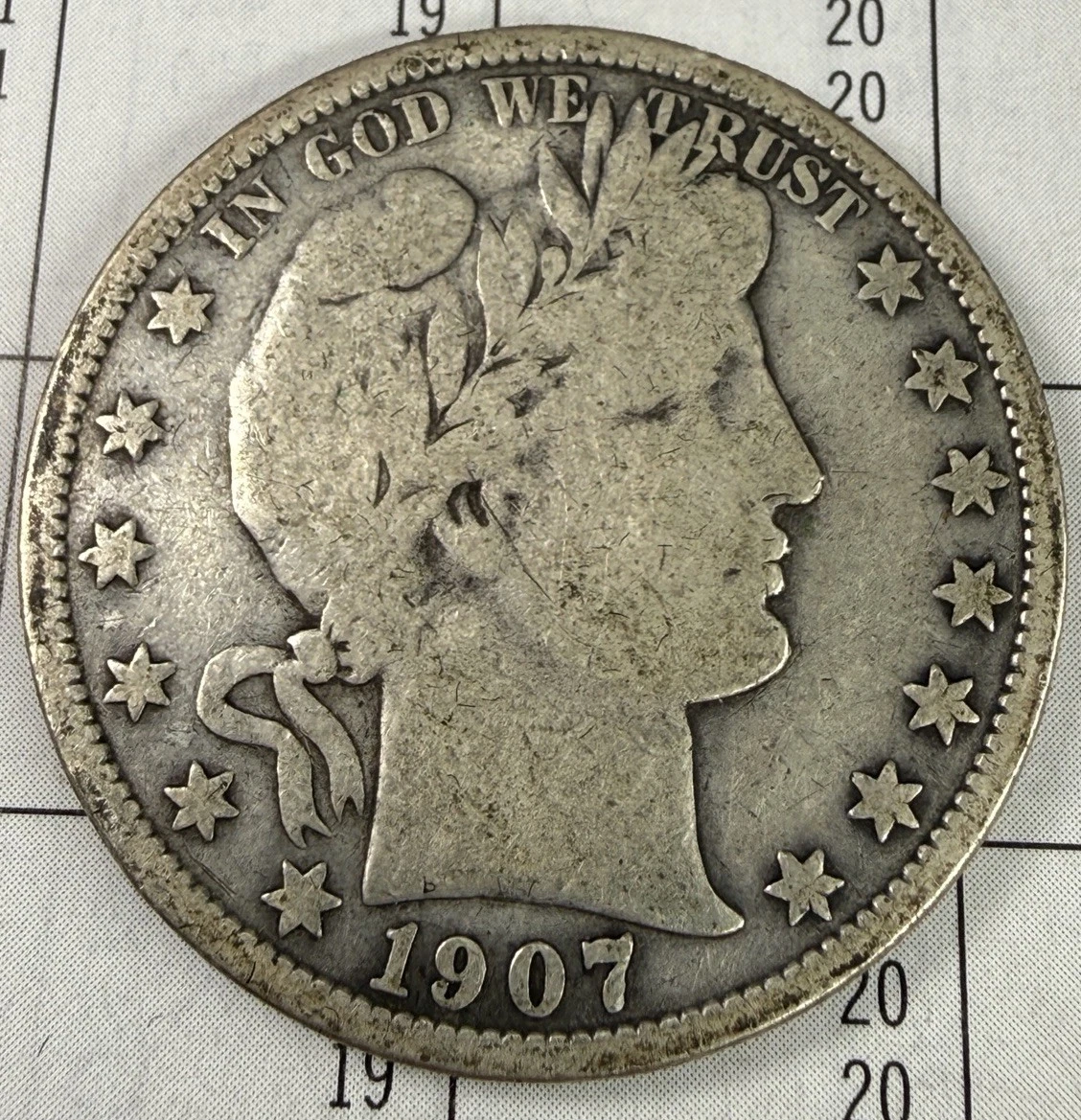 1907 Year Barber Half Dollars (1892-1915) for sale | eBay