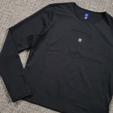 Yeezy Gap Engineered By Balenciaga Womens Long Sleeve Second Skin Large Black