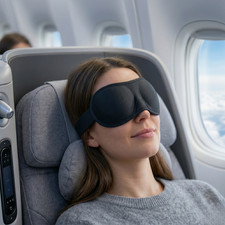 Eye Cover Sleeping Mask 3D Soft Padded Eye Mask Blackout Night Travel Blindfold