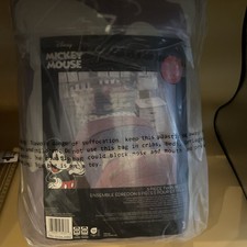 Disney Mickey Mouse, Five Piece Twin Bed Set Includes Comforter And Sheets NEW