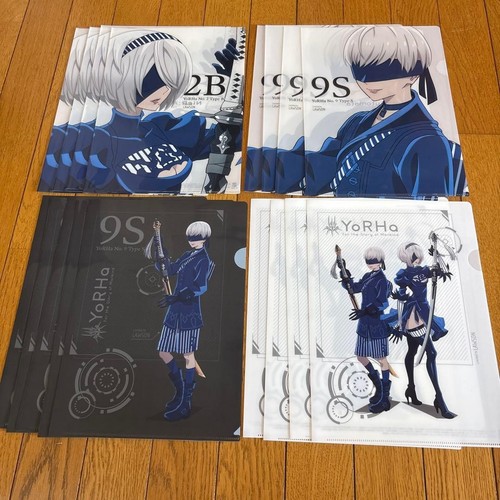 NieR Automata 2B 9S Clear File Set 4 Types 17 Pieces Condition | eBay UK