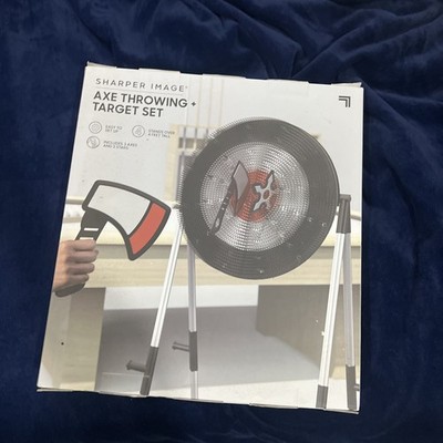 Sharper Image 4 Feet Tall Axe & Star Throwing Target Set New Open Box