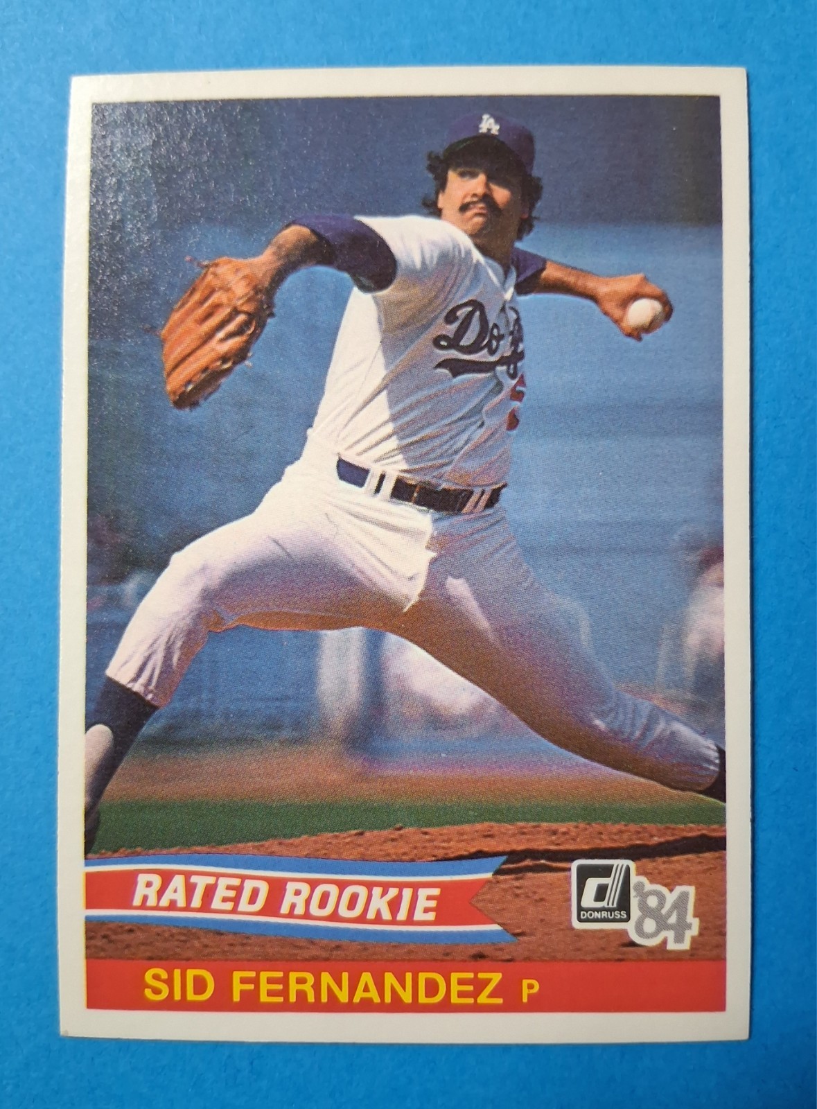 1984 Donruss Sid Fernandez RC #44 Los Angeles Dodgers Rated Rookie